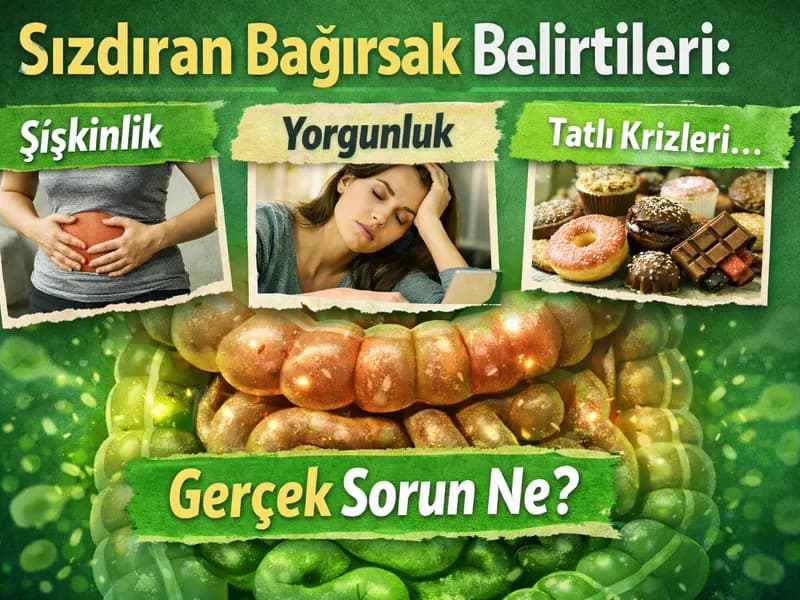 Sızdıran Bağırsak Belirtileri: Şişkinlik, Yorgunluk, Tatlı Krizleri... Gerçek Sorun Ne?