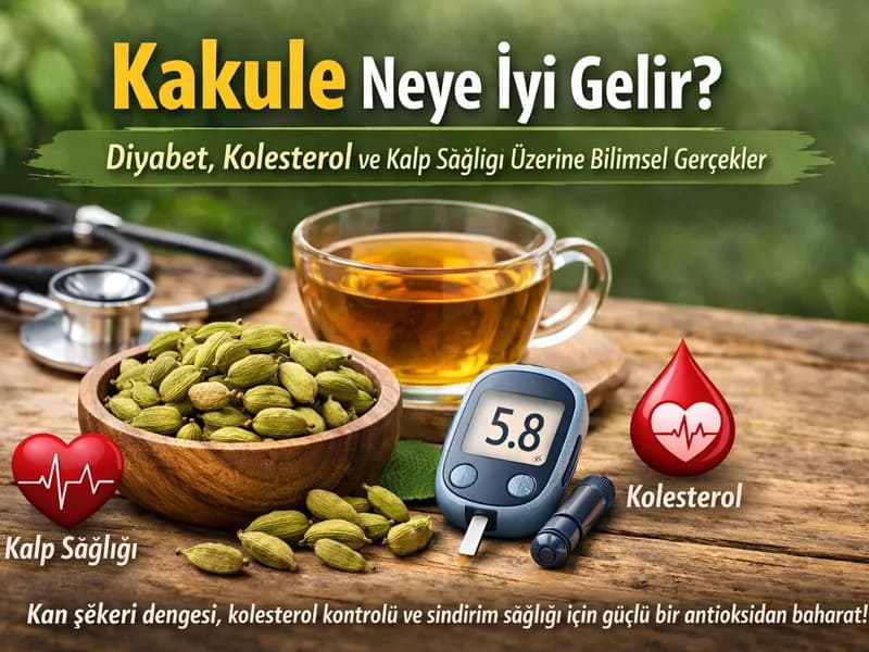 Kakule Neye İyi Gelir? Diyabet, Kolesterol ve Kalp Sağlığına Etkileri