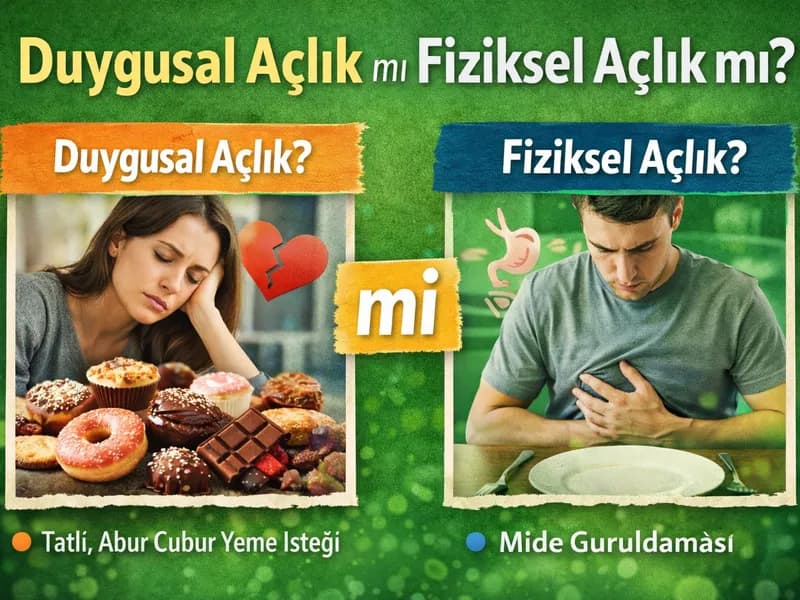 Duygusal Açlık mı Fiziksel Açlık mı? Kendini Durduramadığın Anlar İçin 7 Bilimsel İpucu