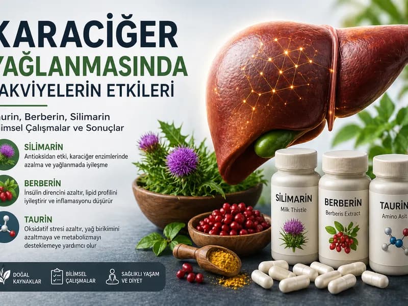 Karaciğer Yağlanmasında Taurin, Berberin ve Silimarin Üzerine Bilimsel Değerlendirme