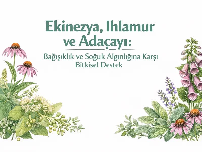 Ekinezya, Ihlamur ve Adaçayı: Bağışıklık ve Soğuk Algınlığına Karşı Bitkisel Destek