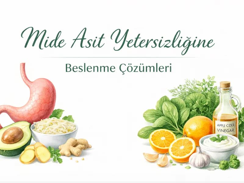 Mide Asit Yetersizliğine Beslenme Çözümleri
