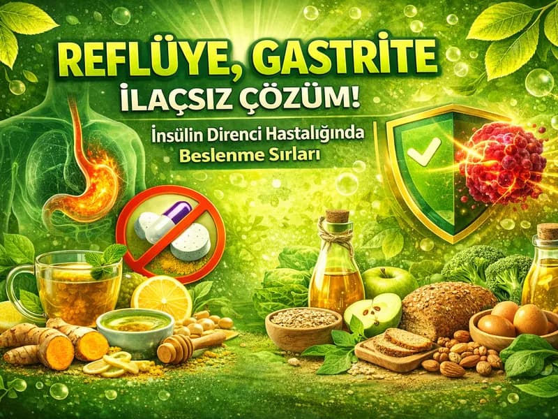 REFLÜYE, GASTRİTE İLAÇSIZ ÇÖZÜM! İnsülin Direnci Hastalığında Beslenme Sırları | Dr. Ümit Aktaş