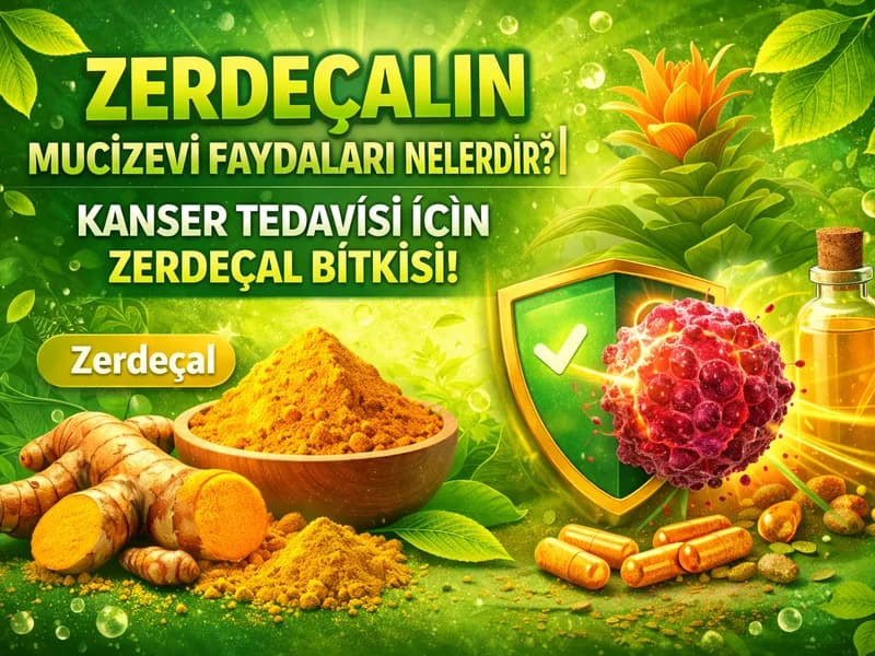 Zerdeçalın Mucizevi Faydaları Nelerdir? | Kanser Tedavisi İçin Zerdeçal Bitkisi!
